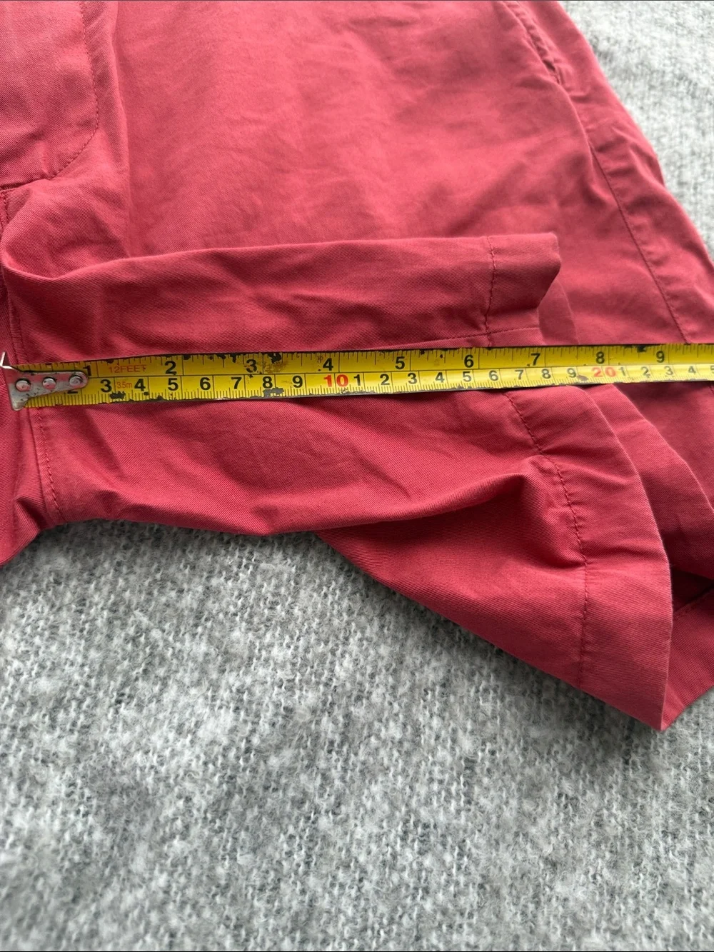J Crew Men's Salmon Casual Cotton Shorts Chino Size 33